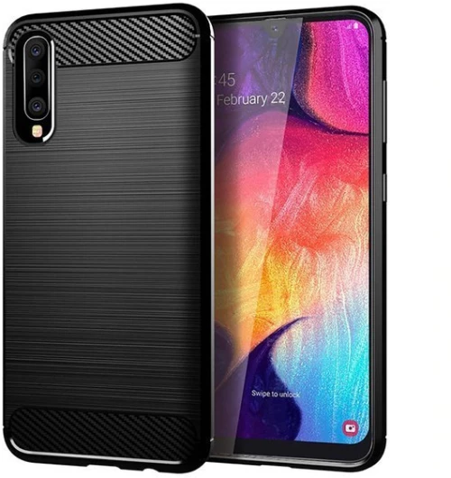 Case carbon lux black samsung galaxy m30