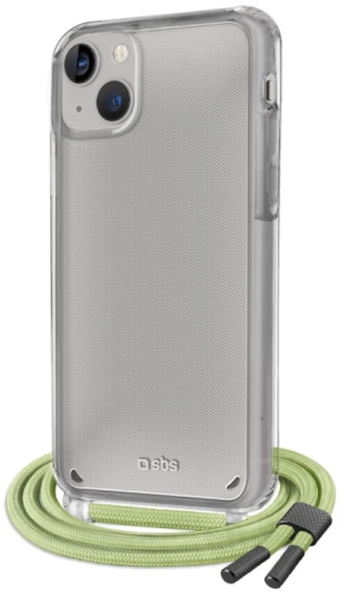 Sbs necklace case strap iphone 14 green backcover