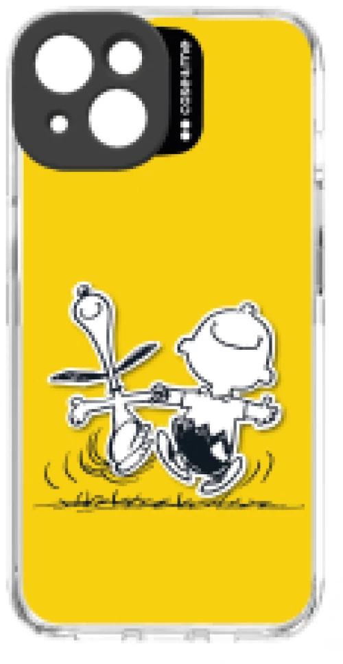Sbs case me peanuts case iphone 14 with camera lens protection yellow backcover