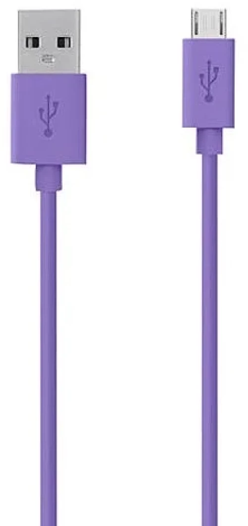 Belkin range 2m micro usb cable for smartphones and tablets - purple
