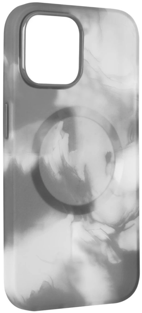 Iphone 15 pro  puro aqua flexible plastic case - magsafe compatible - silver