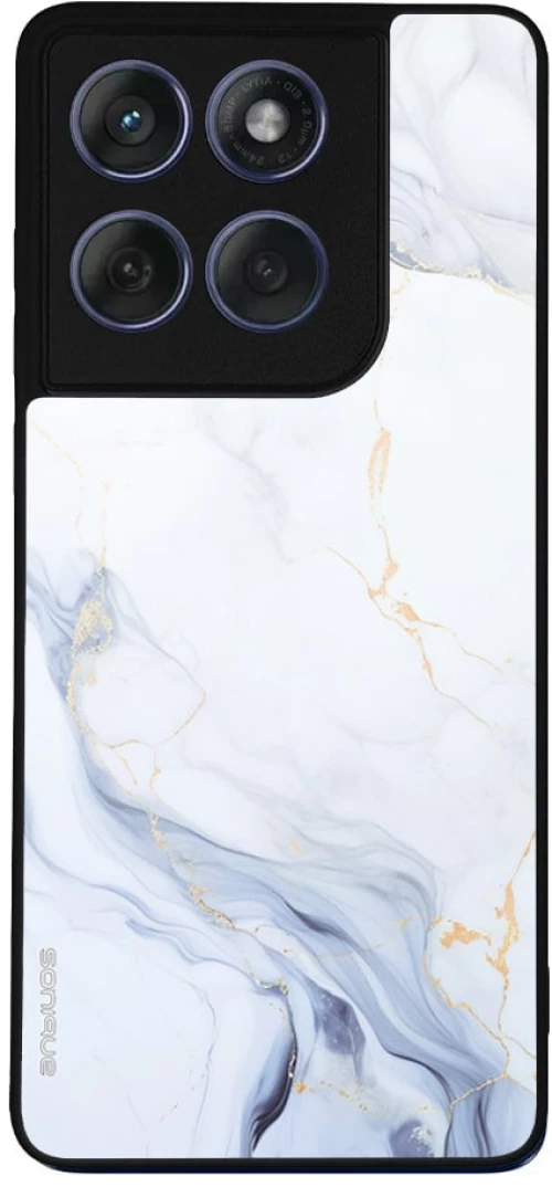Θήκη Sonique Marble Series για Motorola Edge 60 Fusion 5G Λευκό 02