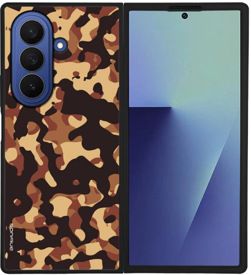 Θήκη Sonique Camouflage Army Series για Samsung Galaxy Z Fold 7 Καφέ 01