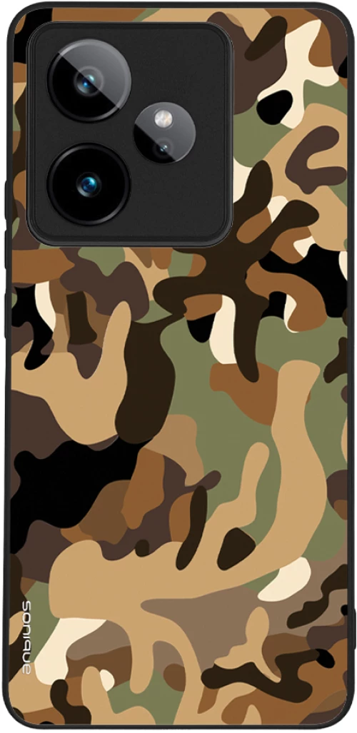 Θήκη Sonique Camouflage Army Series για Realme GT 7 5G / Realme GT 7T 5G Καφέ
