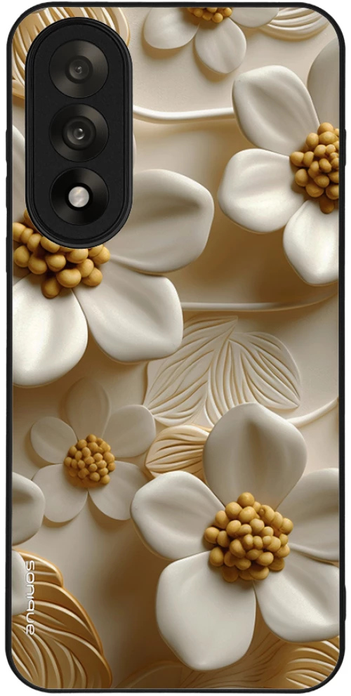 Θήκη Sonique 3D Flower Series για OnePlus Nord 5 5G Λευκό