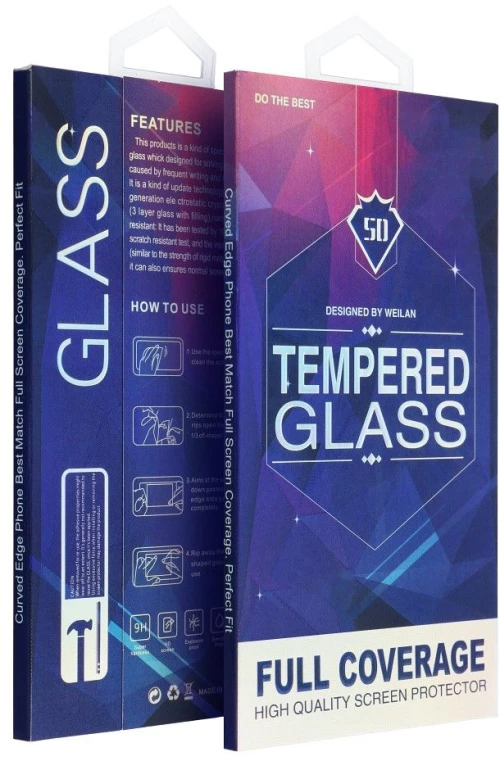 5D Full Glue Tempered Glass - For Xiaomi Redmi Note 14 Pro+ 5G Black