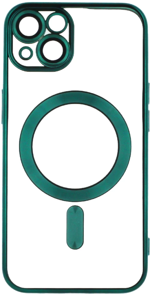 Color chrome mag case for samsung galaxy a36 5g green