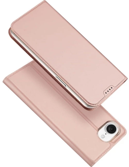 Dux Ducis Wallet Case Skin Pro For Iphone 16E Rose