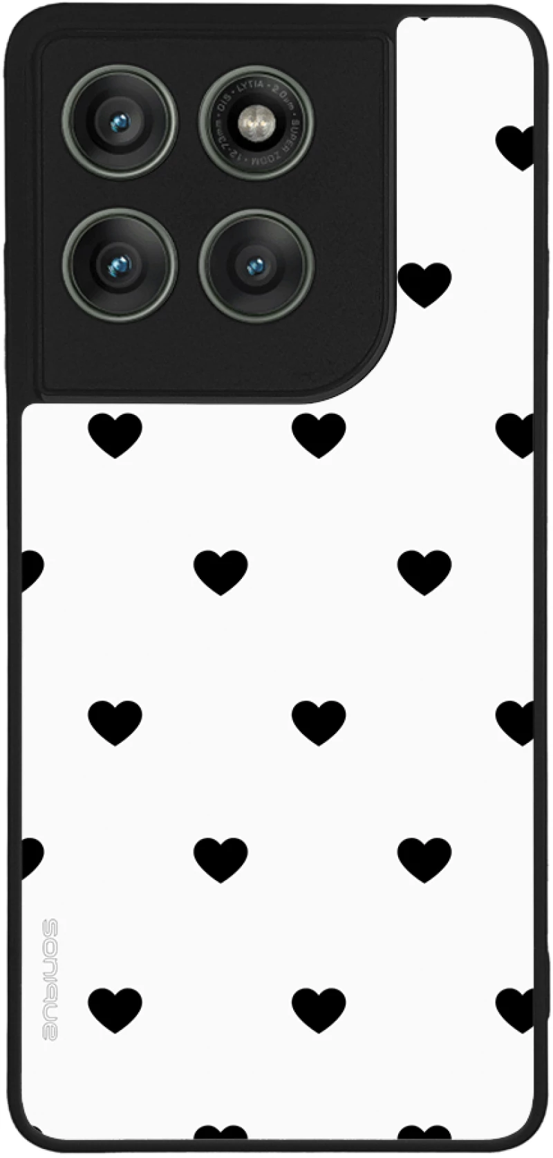 Θήκη Sonique Heart Series για Motorola Edge 60 Pro 5G Λευκό