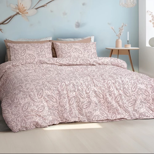 Beauty Home Σετ σεντόνια King size Sylia Art 12256 270x260 Μπεζ