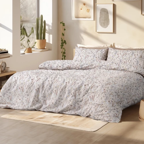 Beauty Home Σετ σεντόνια King size Sienna Art 12254 270x260 Μπεζ