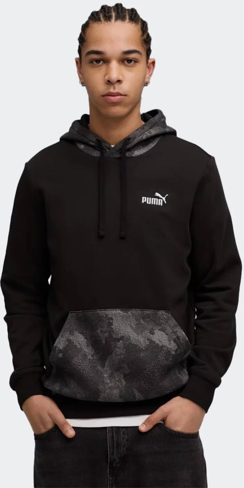 PUMA ESS CAMO Hoodie FL - 689370-01