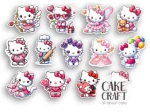 Βρώσιμα σχέδια Hello Kitty - 13τμχ
