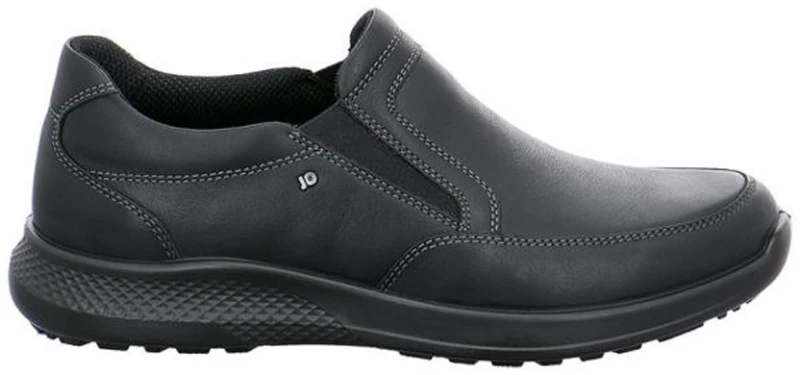 Jomos 32239164000 Aνατομικό Δερμάτινο Comfort Casual Μαύρο