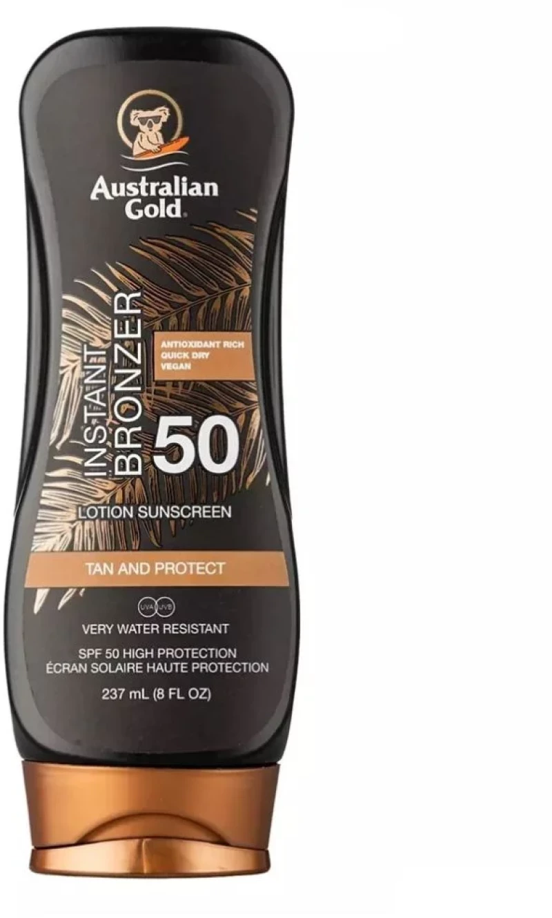 Australian Gold -Ενυδατική after sun λοσιόν με bronzer 237ml