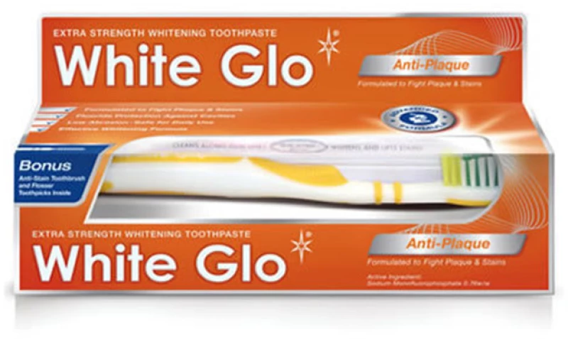 White Glo Anti-Plaque Dental 150ml