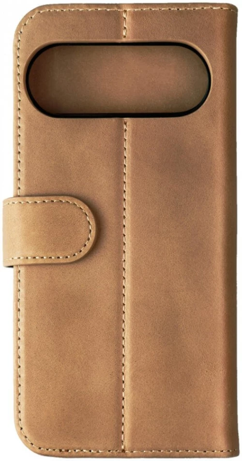 Θήκη Google Pixel 9 Pro XL Rosso Elite Δερμάτινο Πορτοφόλι με MagSafe - Light Brown (8719246461835)