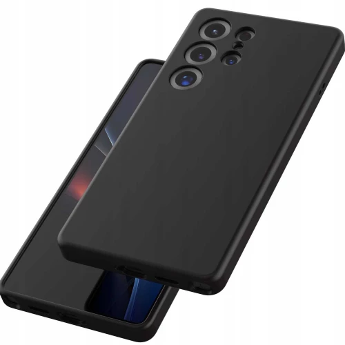 Θήκη Samsung Galaxy S25 Ultra Spacecase Silicone Magnetic Case Σιλικόνης με MagSafe - Black (5905719114213)