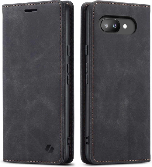 Θήκη Google Pixel 9a Spacecase Wallet Πορτοφόλι - Black (5905719117368)