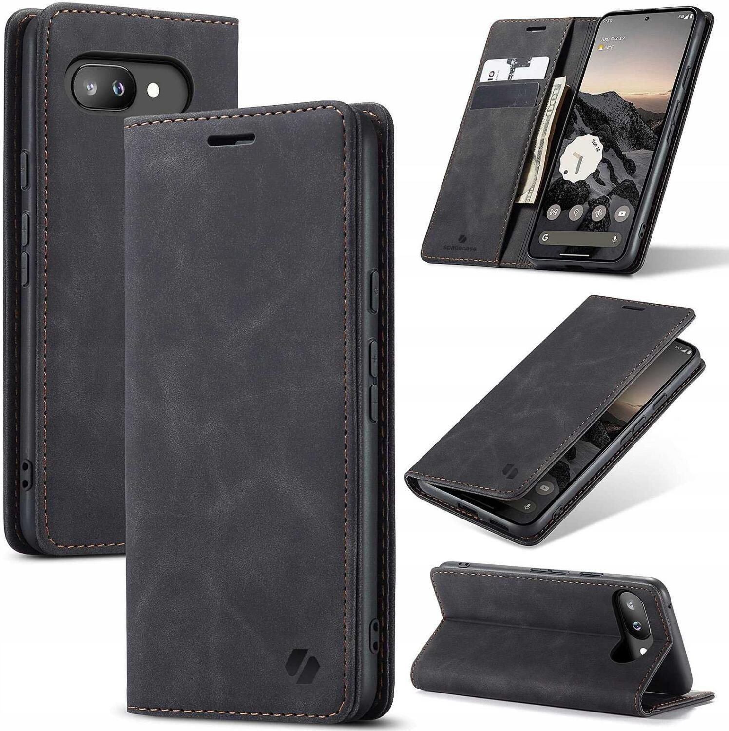 Θήκη Google Pixel 9a Spacecase Wallet Πορτοφόλι - Black (5905719117368)