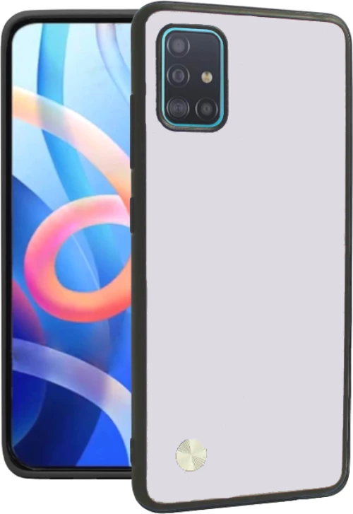 Θήκη Samsung Galaxy A51 Bodycell Vegan Cover Σκληρή - Light Blue (5206015076787)