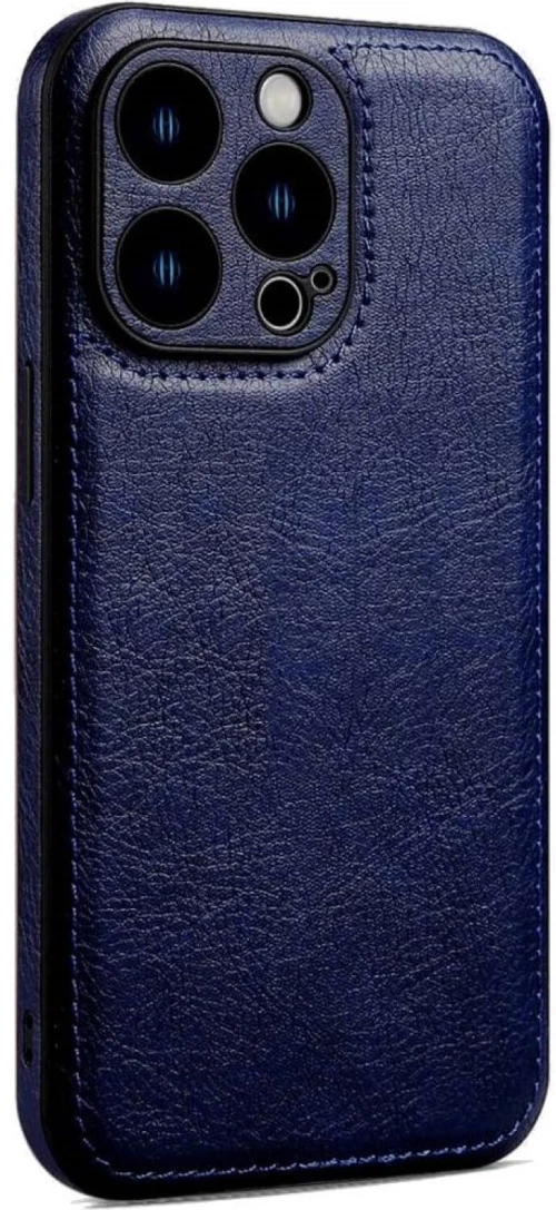 Θήκη iPhone 13 Pro Max Bodycell Prestige Backcover με Πλαίσιο Κάμερας - Blue (5206015068201)