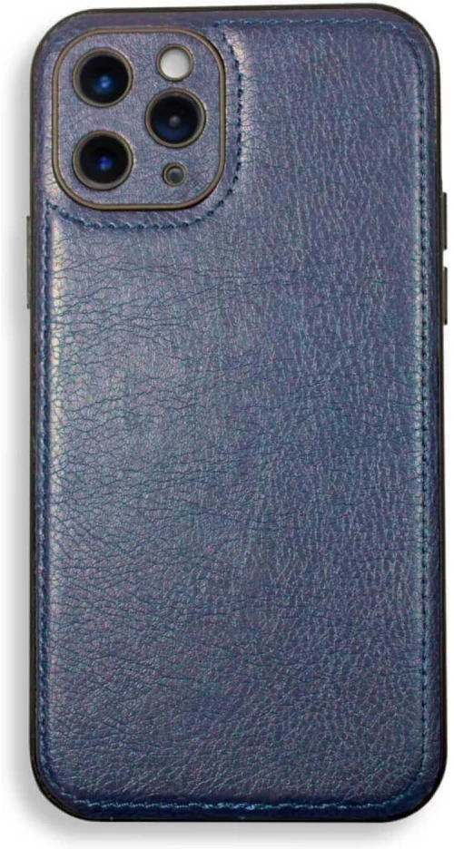Θήκη iPhone 11 Pro Max Bodycell Prestige Backcover με Πλαίσιο Κάμερας - Blue (5206015067969)