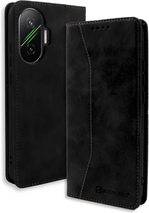 Θήκη Xiaomi Poco F7 Bodycell Book Case Πορτοφόλι - Black (5206015082238)