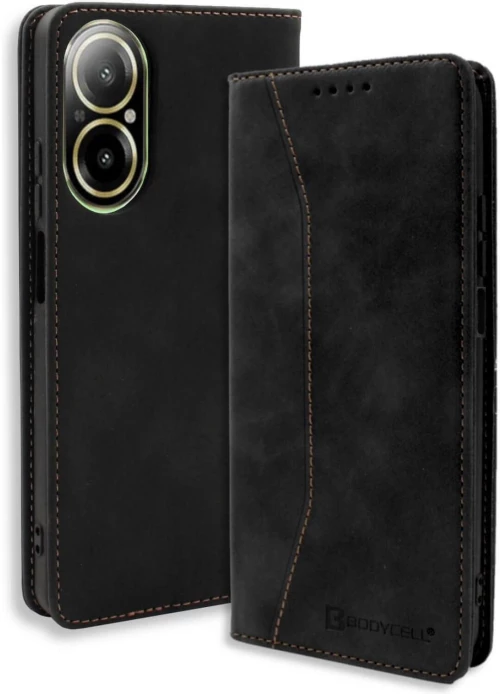 Θήκη Realme C67 4G Bodycell Book Case Πορτοφόλι - Black (5206015081996)
