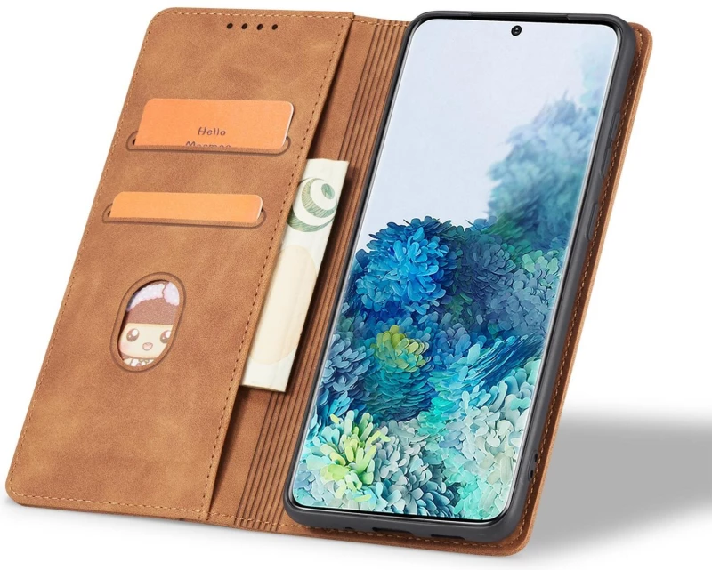 Θήκη Xiaomi Redmi Note 14S Bodycell Book Case Πορτοφόλι - Brown (5206015082184)