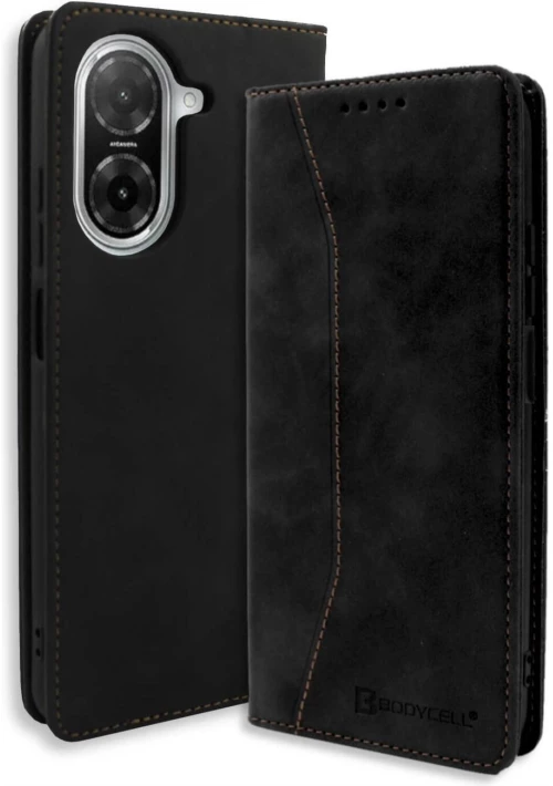 Θήκη Xiaomi Poco C71 Bodycell Book Case Πορτοφόλι - Black (5206015082207)