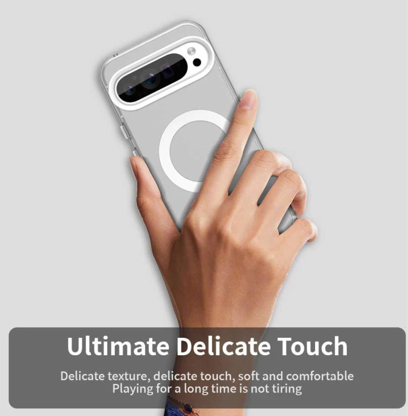 Θήκη Google Pixel 10 / 10 Pro Techsuit CandyCase Σκληρή Ημιδιάφανη με MagSafe - White (5949419321663)
