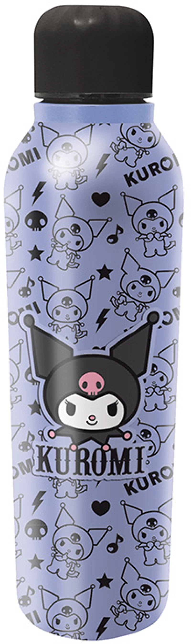 ΜΠΟΥΚΑΛΙ ΘΕΡΜΟΣ 500ml ΛΙΛΑ PATTERN KUROMI (#252416)