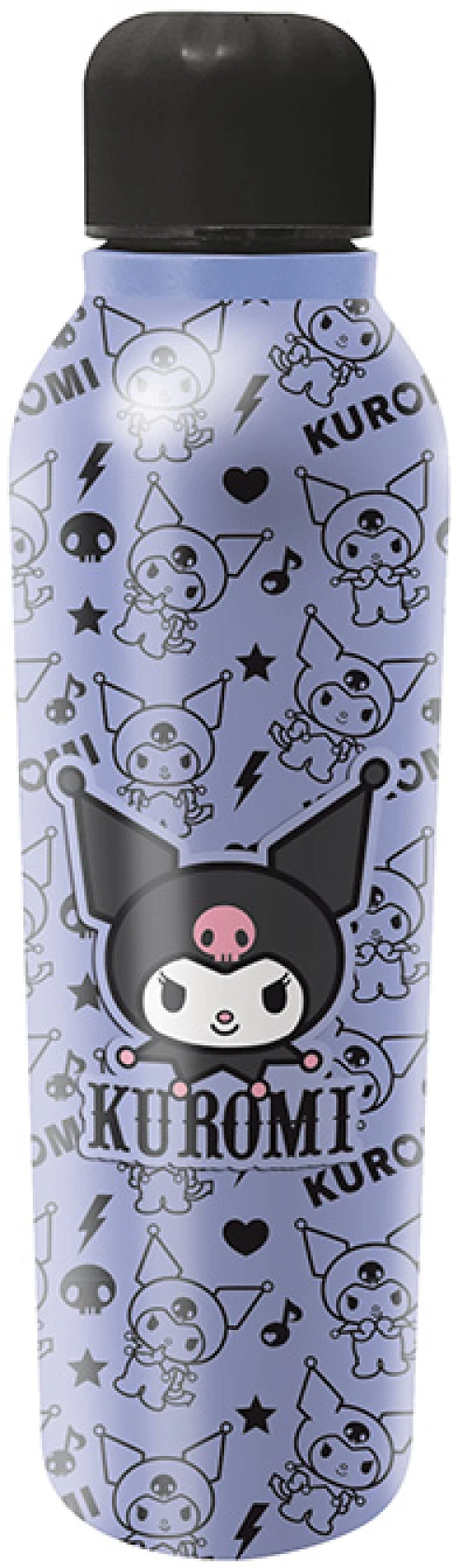 ΜΠΟΥΚΑΛΙ ΘΕΡΜΟΣ 500ml ΛΙΛΑ PATTERN KUROMI (#252416)