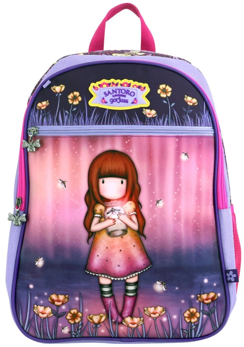 SANTORO GORJUSS CLASSIC ΤΣΑΝΤΑ ΠΛΑΤΗΣ FIREFLY DAWN (YELLOW DRESS) (#1327GJ02)