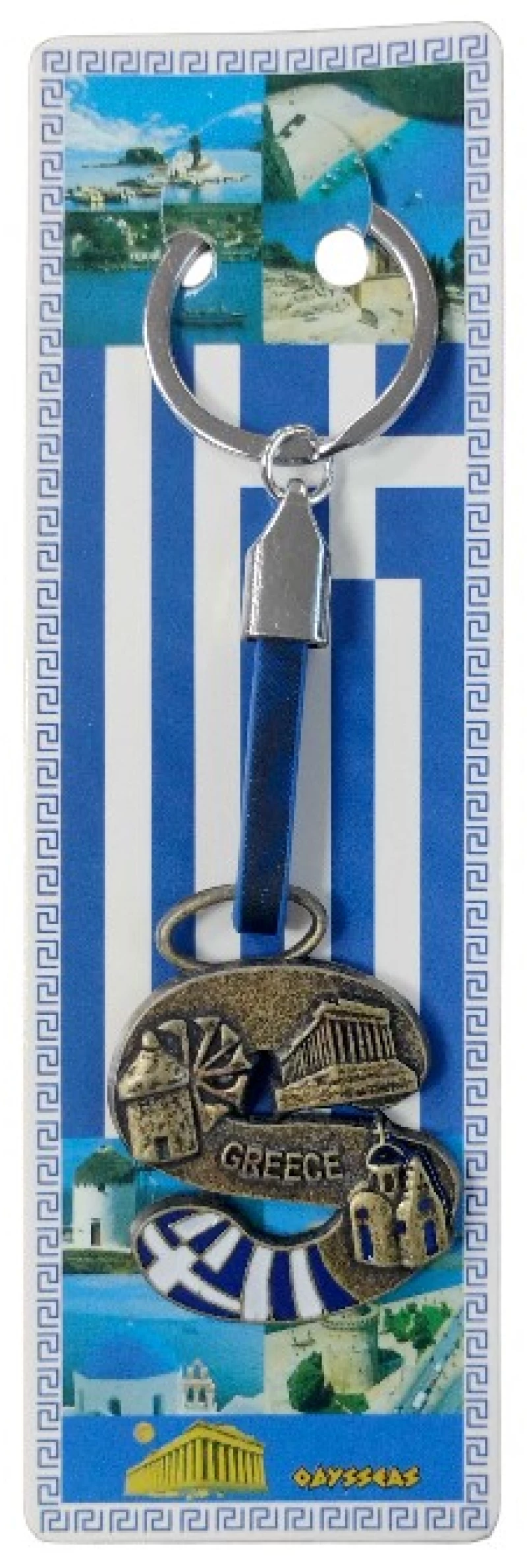 Τουριστικό μπρελόκ Souvenir - Σετ 12pcs - Greece - 127235