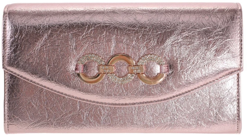 Τσάντα φάκελος clutch MD2538 - Ροζ Bag to Bag