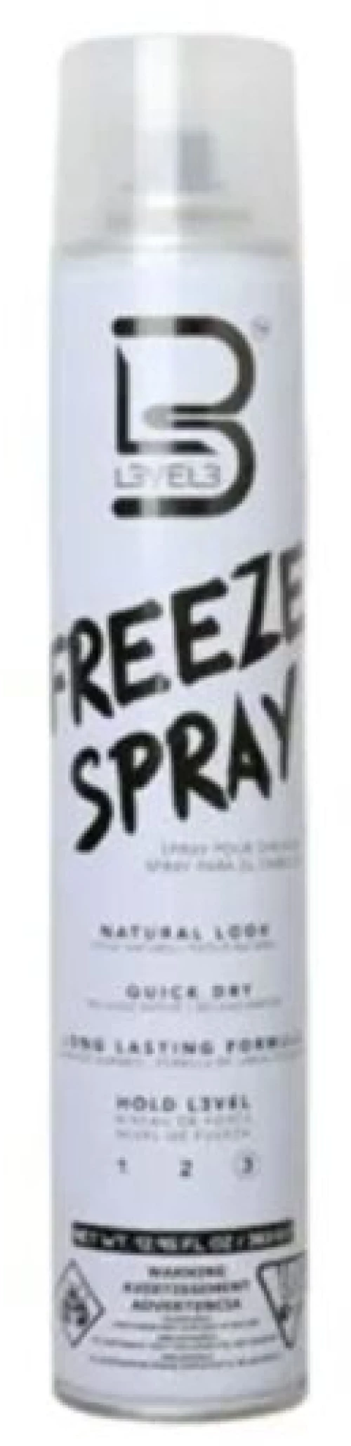 L3VEL3 Freeze Hair Spray 400gr