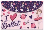 Φάκελος με Κουμπί Α4 Must Team Happy I Love Ballet