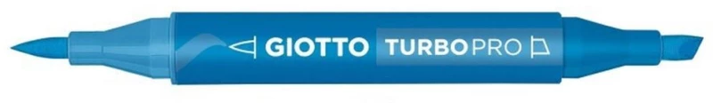 Μαρκαδόροι Giotto Διπλής Μύτης Turbopro 23 Covalt Blue