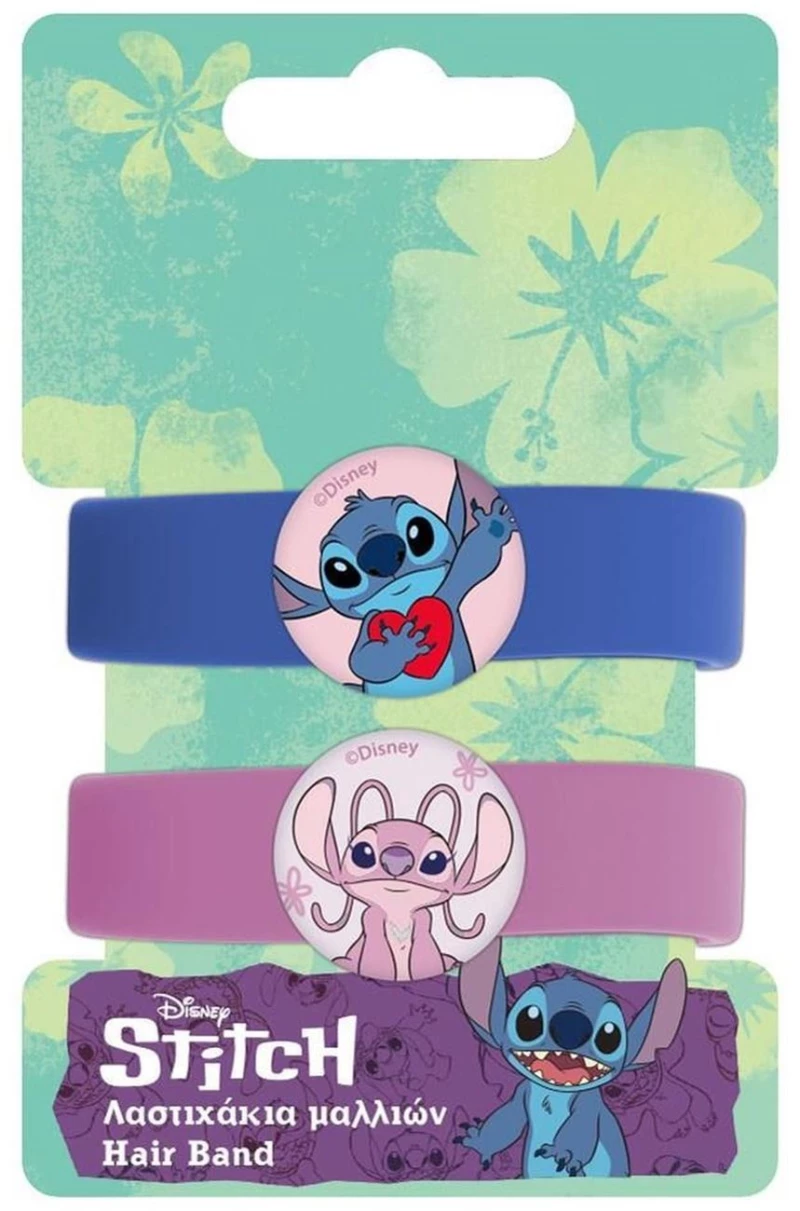 Λαστιχάκια  Μαλλιών σετ 2τμχ Lilo &Stitch 000565068