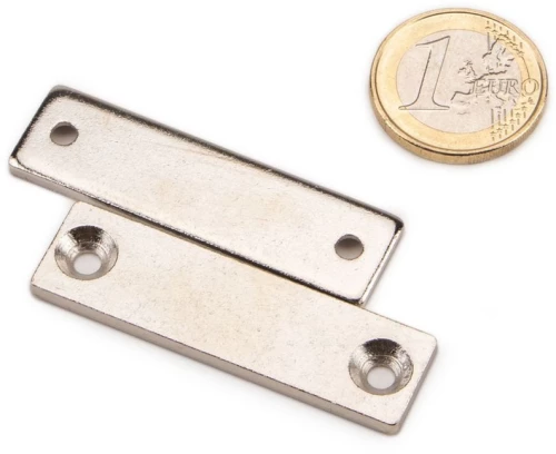 Μεταλλικό Αντικρίσμα 50x14x3mm Οπή Φρέζα