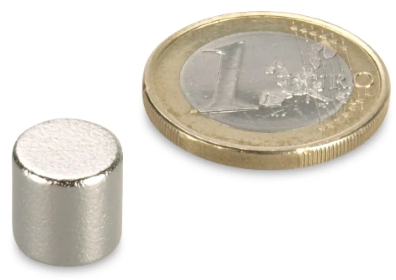 Μαγνήτης Δίσκος Φ10x10mm Smco +350°C Δύναμη Έλξης 2,8kg