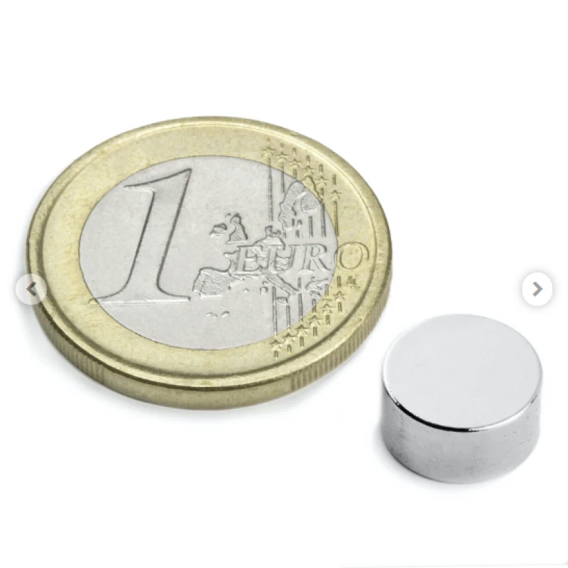 Μαγνήτης Δίσκος Φ12x5mm Νεοδυμίου Δύναμη Έλξης 3,6kg