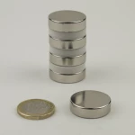 Μαγνήτης Δίσκος Φ25x7mm Νεοδυμίου Δύναμη Έλξης 12kg