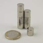 Μαγνήτης Δίσκος Φ10x10mm Νεοδυμίου Δύναμη Έλξης 3,9kg