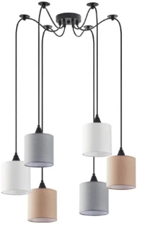 Κρεμαστό Φωτιστικό Οροφής Ύφασμα ADEPT FLEX 77-8963 Homelighting-77-8963-Πολύχρωμο 77-8963
