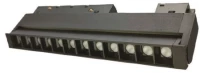 Μαγνητικό Φωτιστικό Ράγας LED 12W Μαύρο 3CCT TM0090-Black InLight-TM0090-Black-Μαύρο TM0090-Black