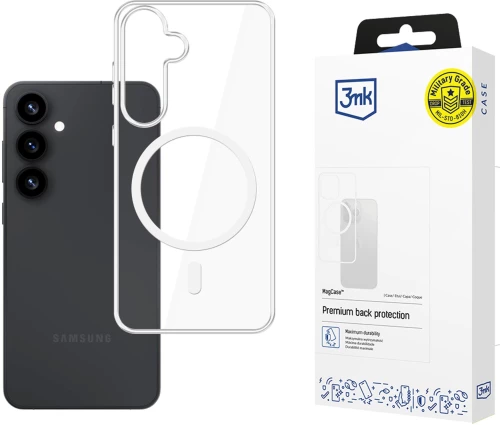 3mk MagCase for Samsung Galaxy S25 - transparent