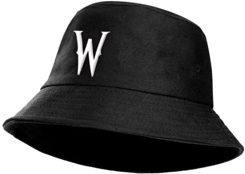 WEDNESDAY - Logo - Bucket Hat Black